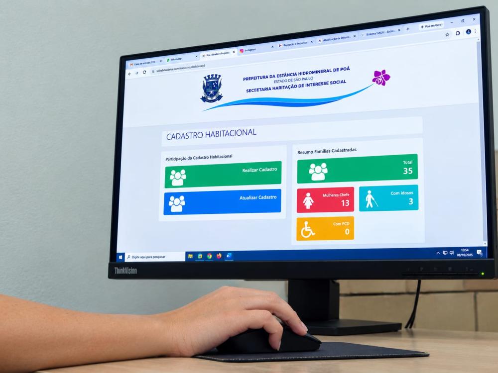 Poá lança sistema on-line para cadastro habitacional