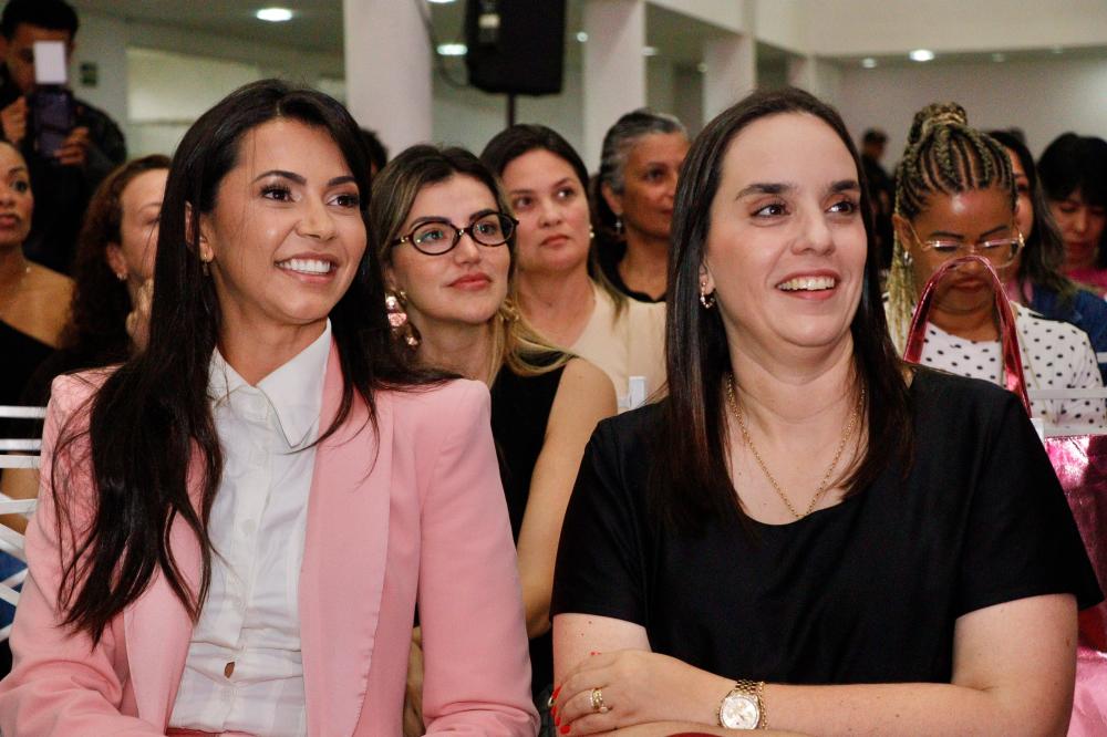 “Parabéns ao Condemat+ e a todos os envolvidos pela realização desse fórum tão importante. É uma satisfação continuar fortalecendo a rede de mulheres, levando informação, acolhimento e conscientização cada vez mais longe. Cuidar da saúde da mulher é també