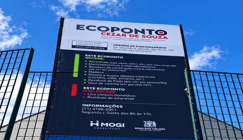 As quatro unidades funcionam de segunda-feira a sábado, das 8h às 18h. Os ecopontos permanecem fechados aos domingos e em feriados específicos.